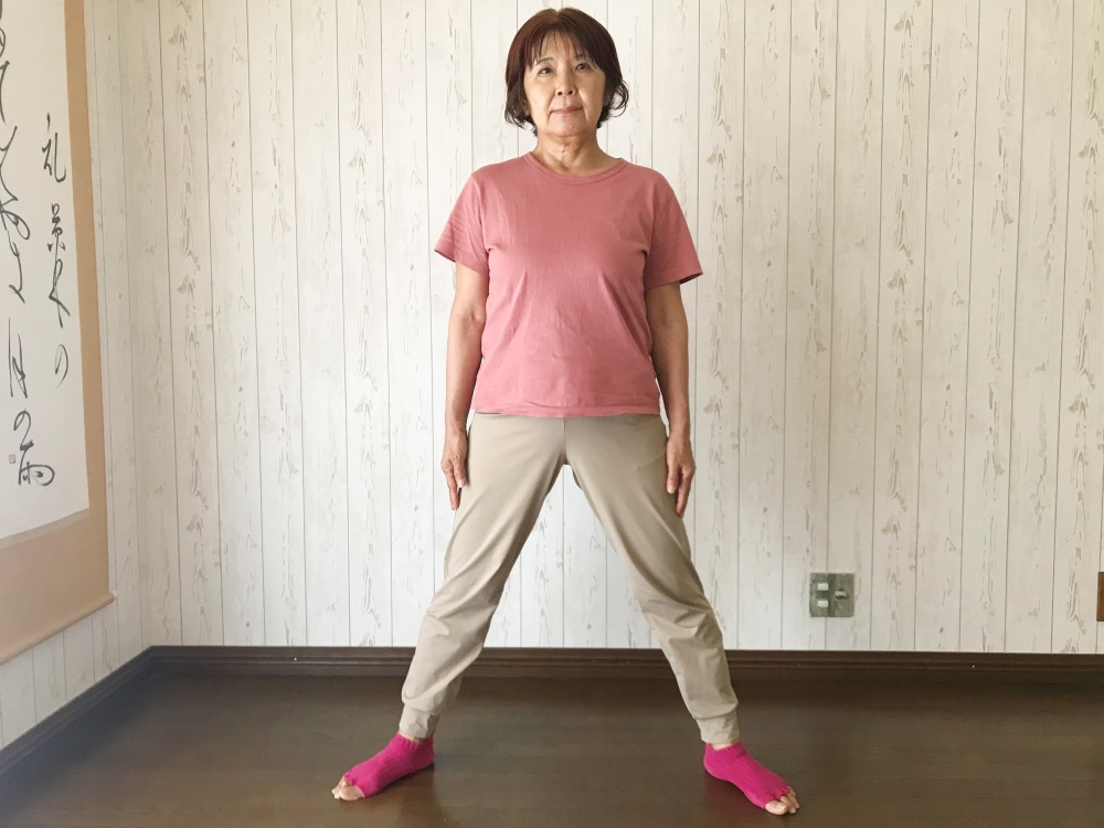 スクワット開始フォーム